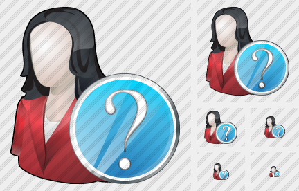 User Woman Question Icon