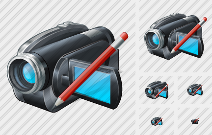 Video Camera Edit Icon