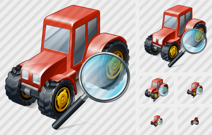 Wheeled Tractor Search 2 Icon