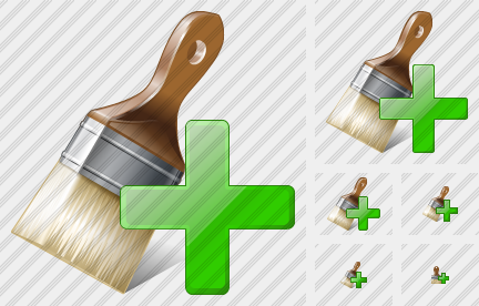 Wide Brush Add Icon