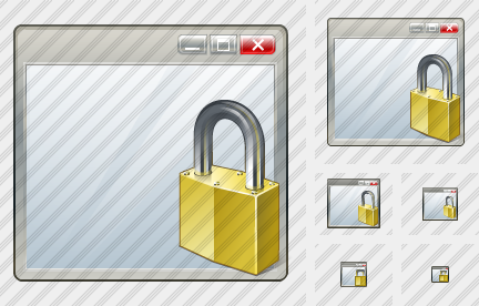 Icone Window Locked
