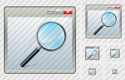 Window Search 2 Icon