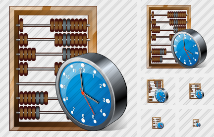  Abacus Clock