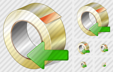 Adhesive Tape Import Icon