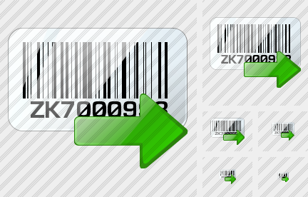 Bar Code Export Icon Bar Code Export Icon