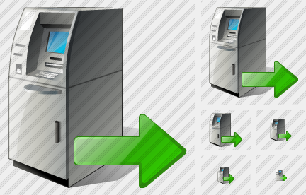 Cash Dispense Export Icon