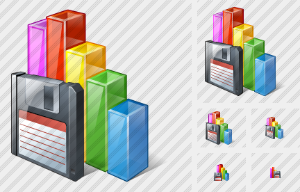 Icone Chart Save