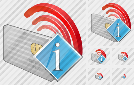 Icone Contactless Chip Card Info