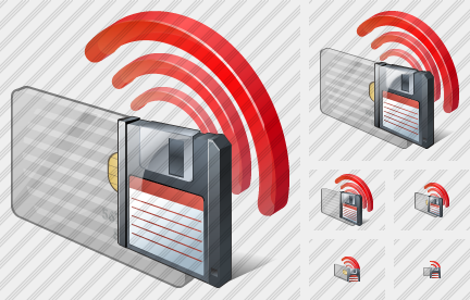 Contactless Chip Card Save Icon