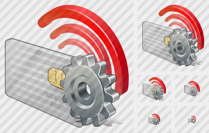 Contactless Chip Card Settings Icon