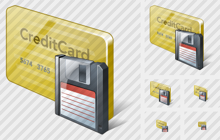 Credit Card Save Icon