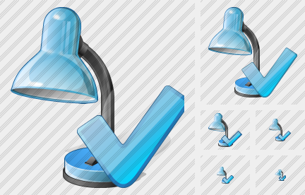 Desk Lamp Ok Icon