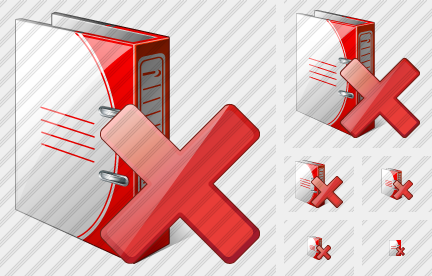 Icone Doc Folder Delete