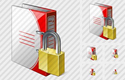 Icone Doc Folder Locked