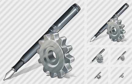 Icone Feather Pen Settings