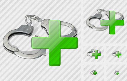 Handcuffs Add Icon