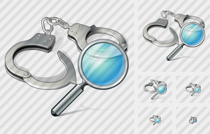 Icone Handcuffs Search