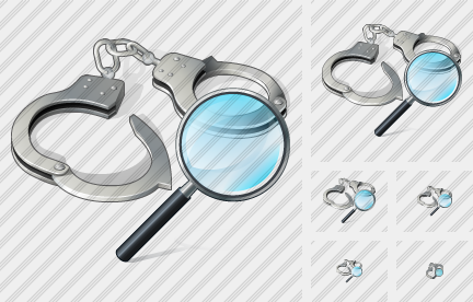 Icone Handcuffs Search2