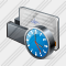 Card Reading Device Clock Icon