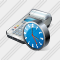 Cash Register Clock Icon