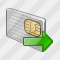 Chip Card Export Icon