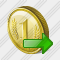 Coin Export Icon
