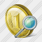 Coin Search Icon