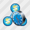 Country Business Clock Icon