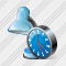 Desk Lamp Clock Icon