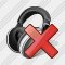 Ear Phone Delete Icon