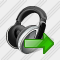 Ear Phone Export Icon