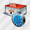Grocery Shop Clock Icon