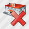 Grocery Shop Delete Icon