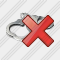 Handcuffs Delete Icon