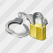 Handcuffs Locked Icon