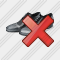 Mans Shoes Delete Icon