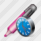 Marker Clock Icon