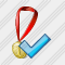 Medal Ok Icon