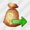 Money Bag Export Icon