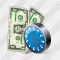 Money Clock Icon