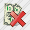 Money Delete Icon