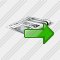 Newspaper Export Icon