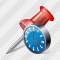 Office Button Clock Icon