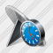 Office Button 2 Clock Icon