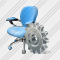 Office Chair Settings Icon