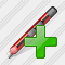 Office Knife Add Icon