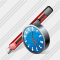 Office Knife Clock Icon