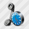 Pandset Clock Icon