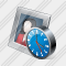 Photo Frame Clock Icon