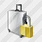 Road Bag Locked Icon